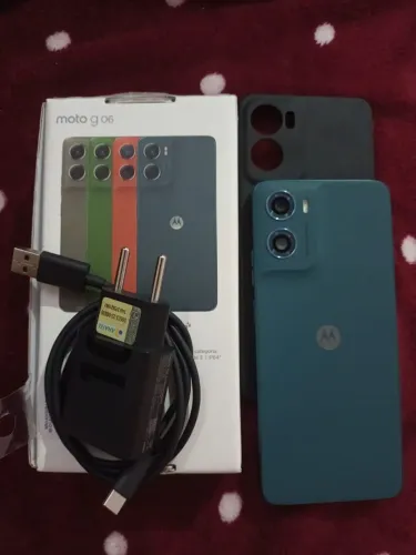 Moto g06 128gb novo zerado 