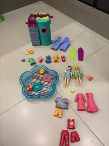 Piscina da Polly pocket completa