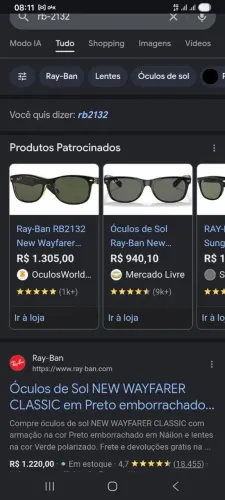RAY BAN 2132