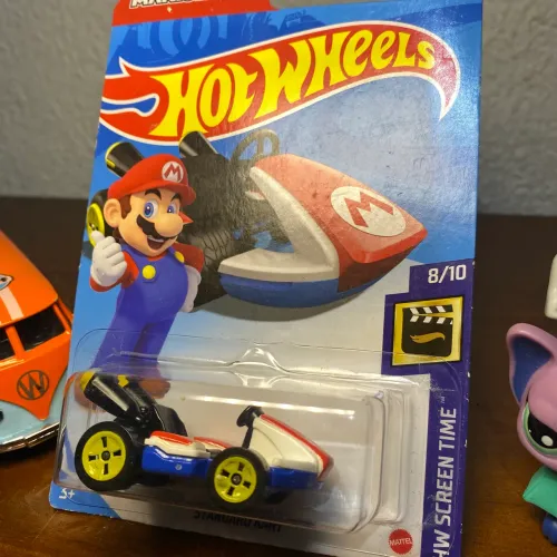 Carrinho Miniatura Mario Kart Hot Wheels Lacrado Temático