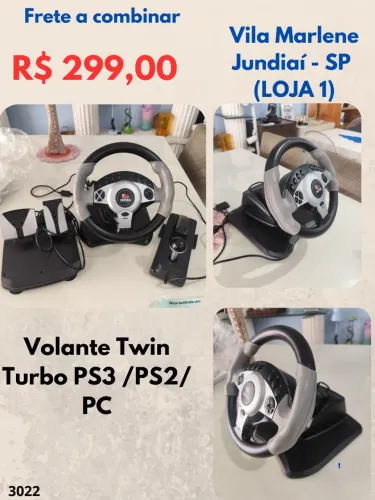 Volante Twin Turbo PS3/ PS2 /PC 