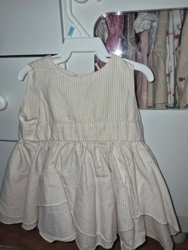 Vestido social TipTop, tamanho 6-9 meses