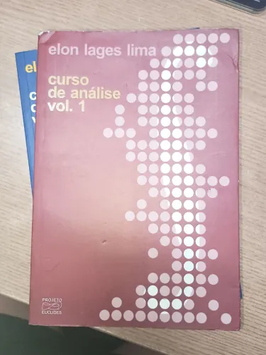 Curso de Análise Vol. 1 - Elon Lages Lima | Ótimo Estado