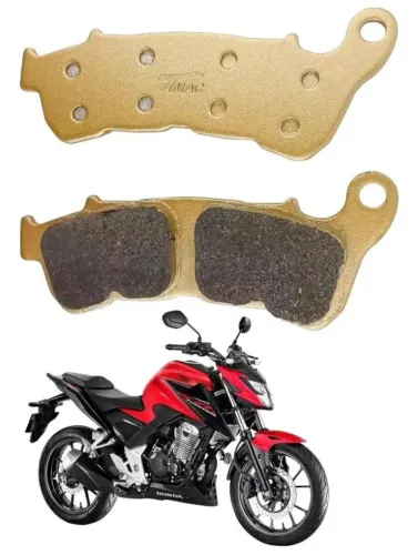 Pastilha de freio dianteira da cb 300f cbs