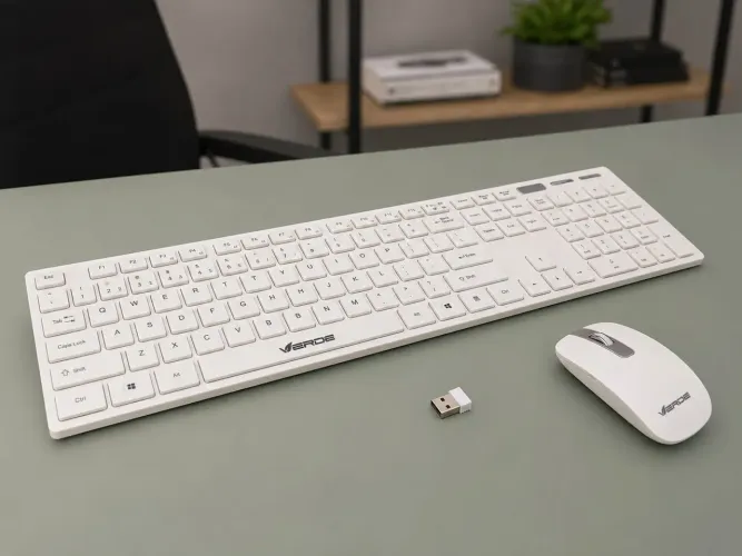 Kit Teclado e Mouse Sem Fio JP-01