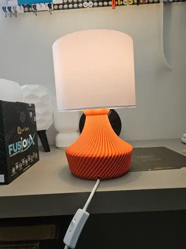 Abajur laranja 