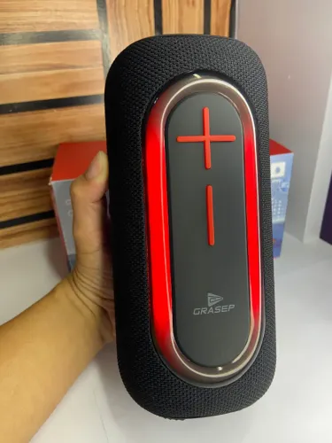 Caixa de Som Bluetooth Potente Led RGB D-G780 Grasep an7