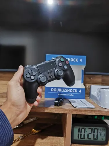 Controle Compatível Com Ps4 Sem Fio Joystick Com Cabo Carregável