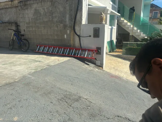 Escada nova 6 metros. Fibra entrego