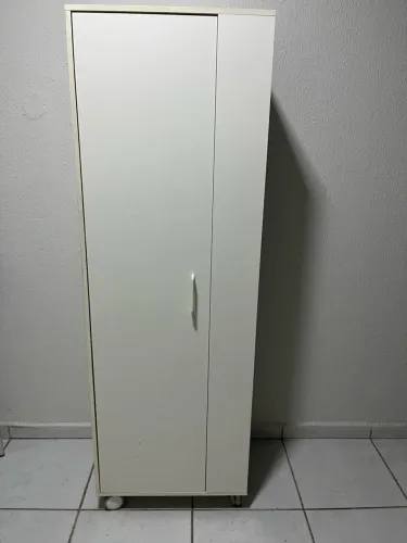 Armário para lavanderia em MDF Branco