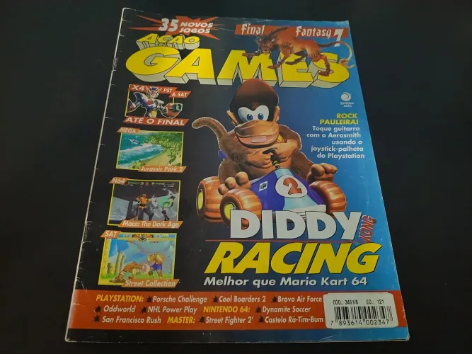 Revista de videogames ação games 121