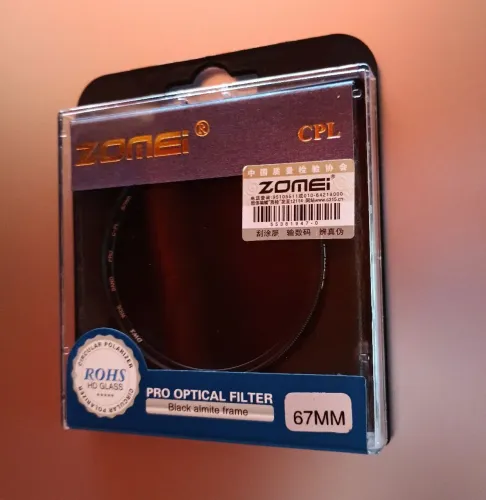 Filtro polarizador circular Zomei 67mm