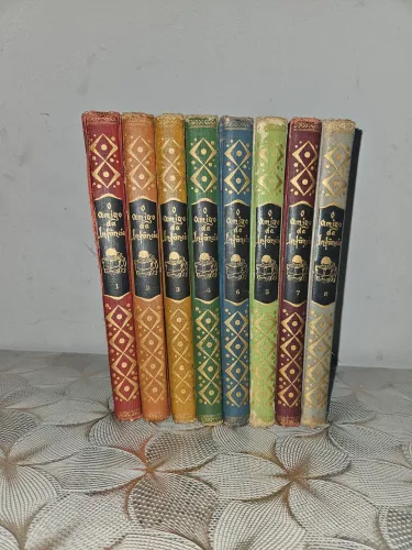 Coleção Antiga "O Amigo da Infância" - 8 Volumes (1960) - Capa Dura