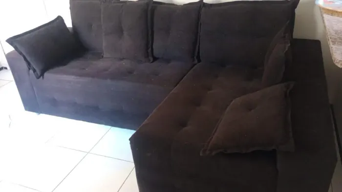 Sofá 4 lugares com chaise
