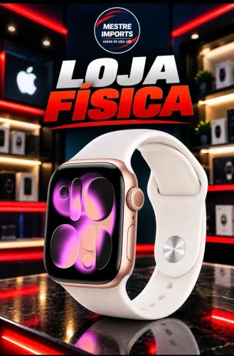 Apple Watch Séries 11 42MM GOLD GPS (NOVO) LACRADO LOJA FÍSICA
