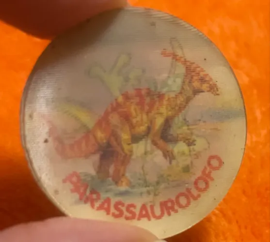 Gang Sauros Elma Chips 1997 - Parassaurolofo - Raro / Efeito Lenticular