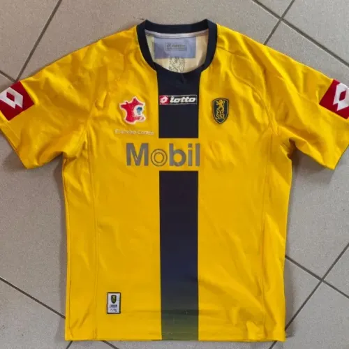 camisa original 2008 sochaux frança amarela lotto tamanho gg 2009