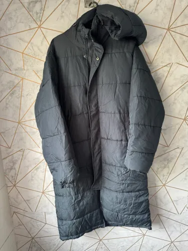 Jaqueta sobre tudo puffer alongada