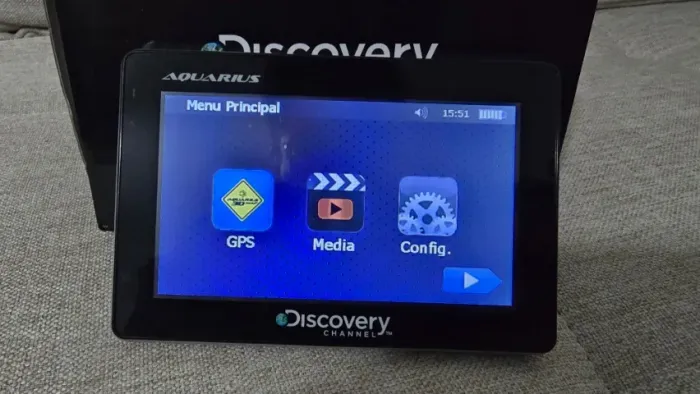 Gps Automotivo Aquarius 4.3 Sem Tv De 2016 Pouquíssimo Usado Excelente Estado Discovery Ch