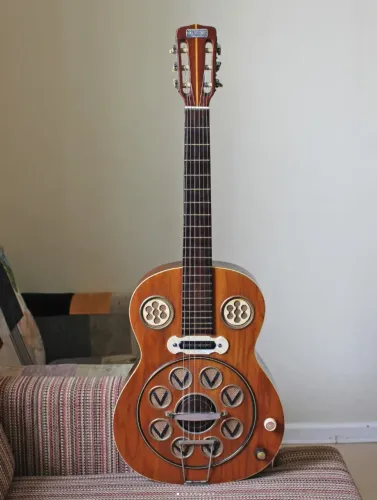 RARIDADE: Violão Del Vecchio - Dinâmico 10 Bocas - 1961 - Jacarandá