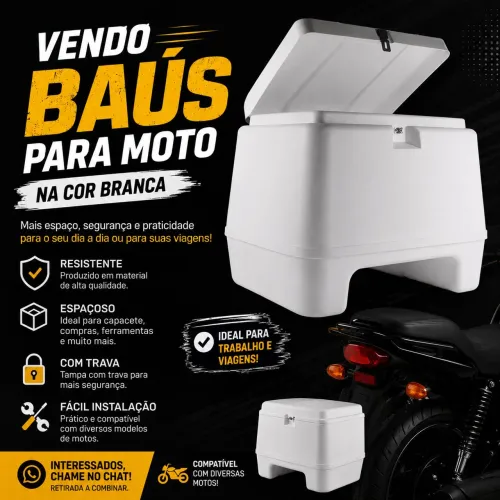 Vendo baú para moto
