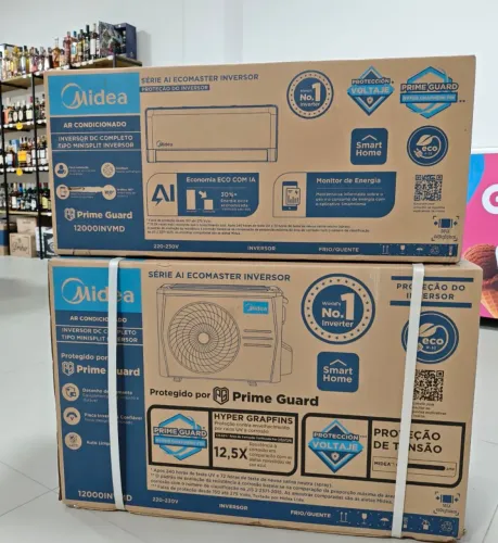 Ar condicionado split Midea 12 mil BTUs inverter+ Ia Ecomaster