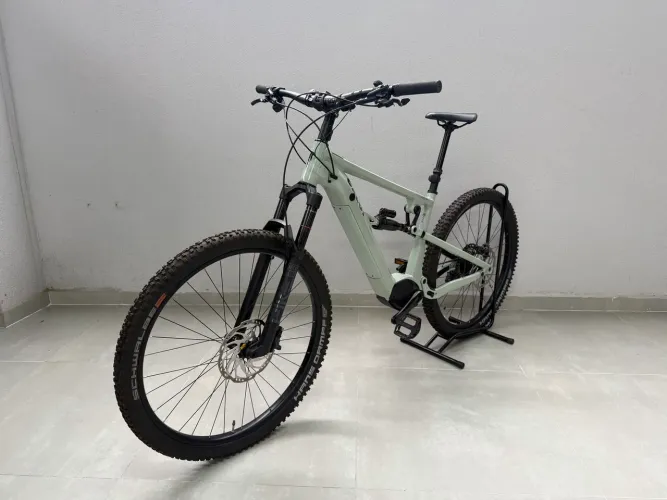 BICICLETA 29 CALOI E VIBE PRO FS ELETRICA SHIMANO SLX USADA - TAMANHO G 