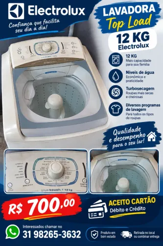 Máquina Electrolux 12KG