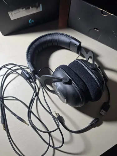 Headset logitech pro x (com fio)