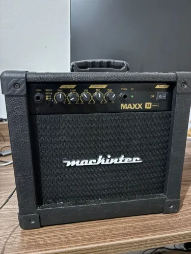 Amplificador Combo Transistor Mackintec Maxx 15W Guitarra Preto P10