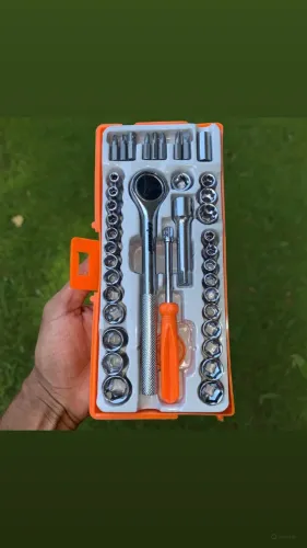 Kit Chave Catraca Sparta 40 Peças Aço Profissional Completo com Maleta