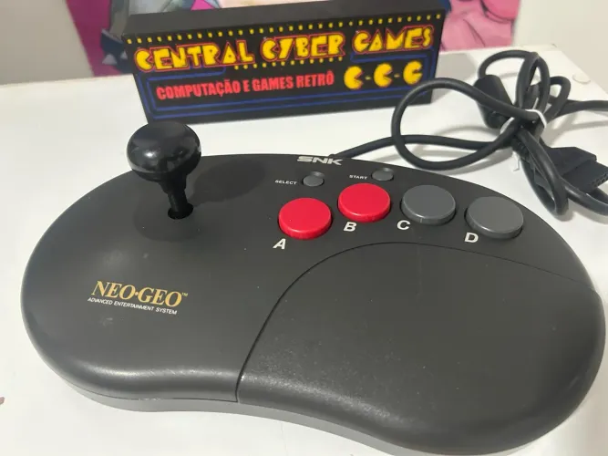 Controle Arcade para Neo Geo - Modelo feijão