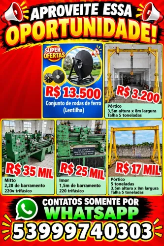 VENDO DIVERSOS EQUIPAMENTOS CON PRECO DE OCASIÃO 