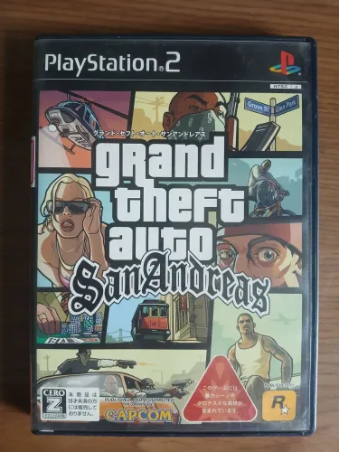 GTA SAN ANDREAS COMPLETO PS2 VERSÃO JAPONESA