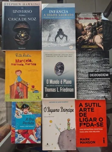 Livros a 20 reais cada