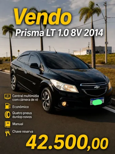 Chevrolet Prisma Sed. LT 1.0 8V Flexpower 4P 2014