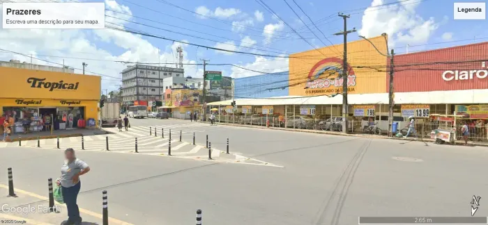 PRAZERES AV BARRETO DE MENEZES LOJA 185M2 TERREO E 1º ANDAR PROXIMO ARCOMIX