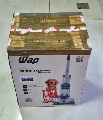 Extratora E Higienizadora Vertical Comfort Cleaner Pro Wap 2000w Cor Branco/azul 127v