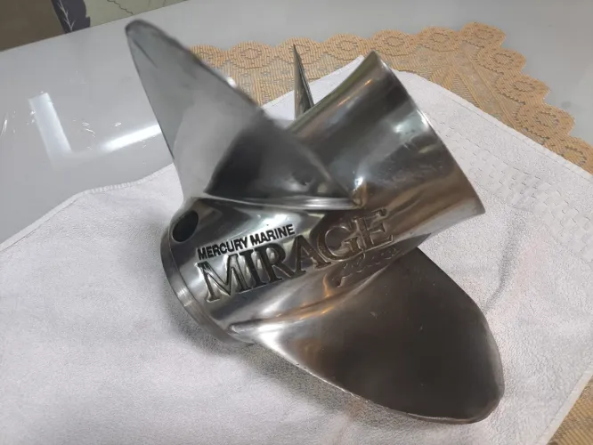 Hélice Aço inox original USA Mercury marine miragem plus 