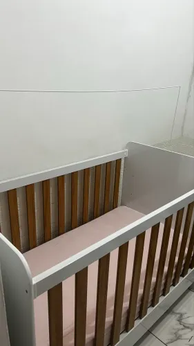 Berço MDF 3 em 1 sofá/cama