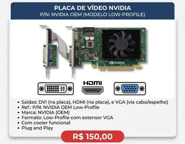 Placa de vídeo NVIDIA GT-730