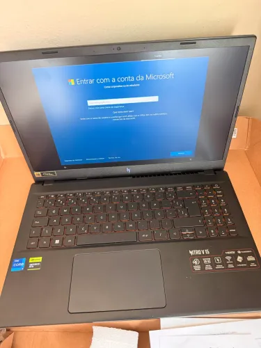 Notebook gamer Acer v15 i7 13 geração rtx 4050 16gb