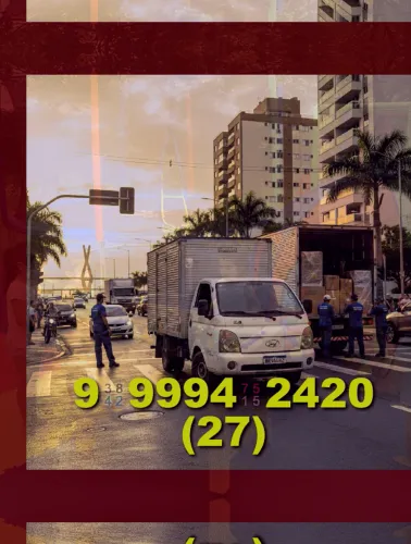 Frete rápido! Precisando de transporte imediato? Chame agora mesmo!