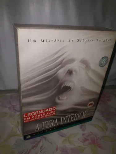 Mistério Gabriel Knight 2 A Fera Interior 1995 Sierra jogo exclusivo PC CD Big Box Brasoft