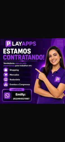 SUA OPORTUNIDADE DE TRABALHAR CHEGOU! VAGA DE VENDEDOR(A) ? INÍCIO IMEDIATO