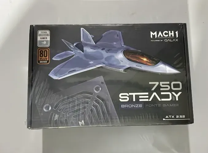 FONTE MACH1 STEADY 750W 80PLUS BRONZE PFC ATIVO