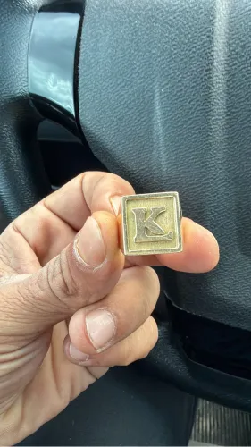 Anel de ouro 10G