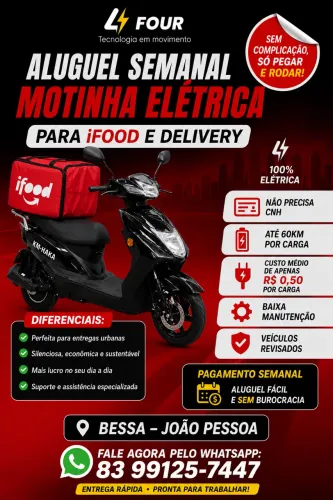 Aluguel moto elétrica