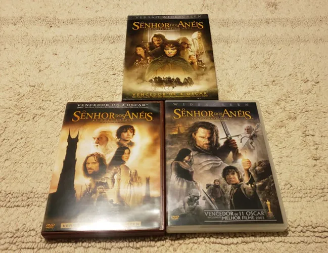 DVDs Senhor dos Anéis _ Trilogia Completa