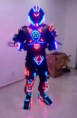 Traje Robô de Led tamanho humano, os melhores e mais bonitos do mercado!